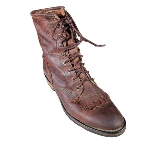 Leather Western Boots. Riding/ Work VibramSoless. Size 8.5 - Picture 7 of 9